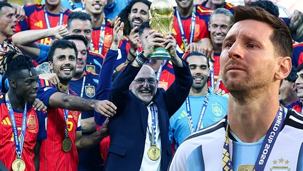İspanya'nın Dünya Kupası zaferi sonrasında övgü yağdı: 'Messi’yi neredeyse hiç göremedik, Arjantin’in oynayabilmesi için ikinci bir top gerekiyordu adeta!'